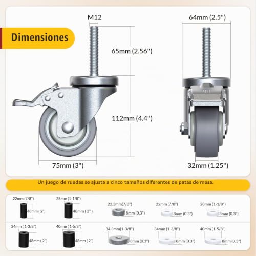 Rueda triple 11 Imagen adicional