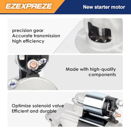 Image of Ezexpreze 18266 New Starter Motor for Kawasaki FH721V FH680V FH641V FH601V FH500V John Deere Tractor 325 335 GT245 LX277 LX280 OE#: 228000-7990 228000-7991 21163-7002 21163-7014 21163-7026