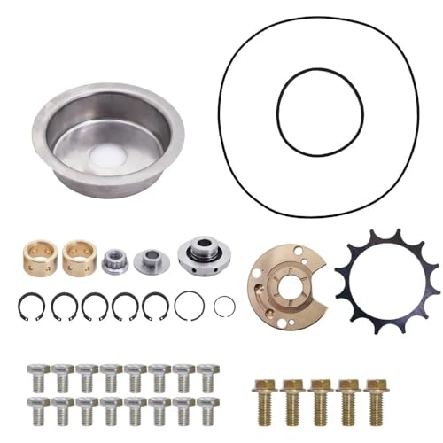 DUHWQ Turbo Rebuild Repair Kit 360 Upgrade Compatible with Garrett T3 T4 T04E TB03 TC03 T04B