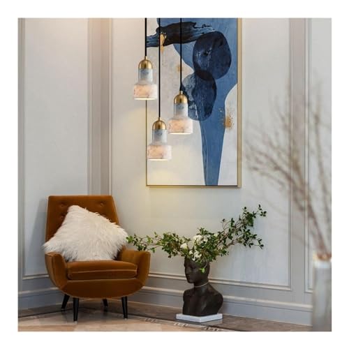 Lustre suspension en marbre résistant et anti-usure
