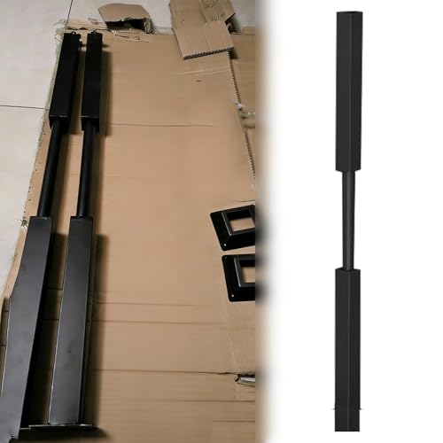 Balaustres de hierro para escalera con pasamanos negro rectangular 2