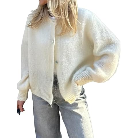 Geagodelia Women's Long Sleeve Cropped Cardigan Cover