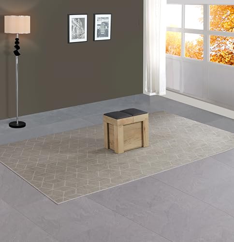 VOLERO' Banco Extensible de diseño, Modelo Calliope. (Roble)