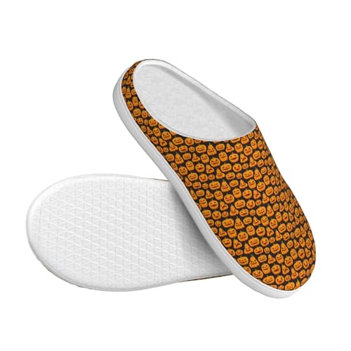 Chaussons d'Halloween pour femme et homme qui isolent du froid intérieur et extérieur - 3
