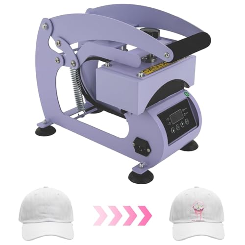Máquina plancha térmica 2 en 1 para gorras de pie