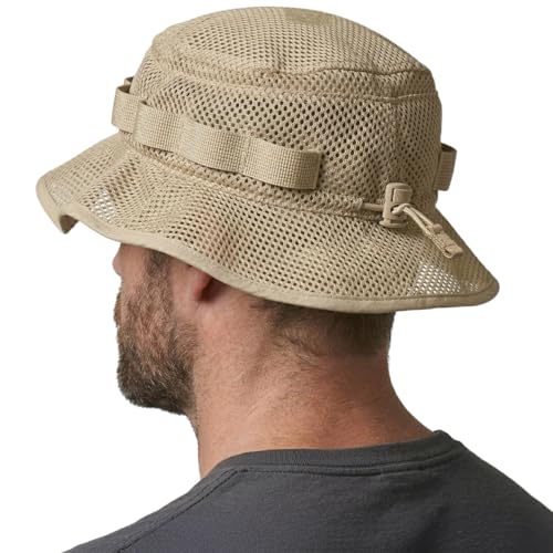 CQR Men\'s Tactical Boonie Hat, Breathable Packable Sun Hat for Hunting, Hiking, Fishing, Shooting, and Outdoor Activities, Sniper Alamo Khaki, Large-X-Large - Thumbnail 2