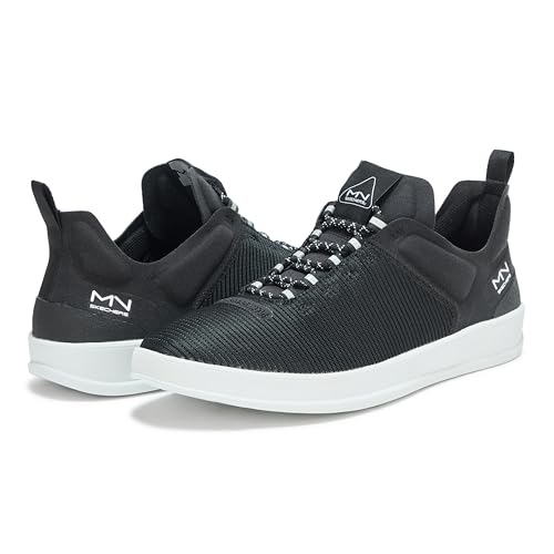 Skechers Men's New Wave Cup-Dux Slip-On, Black, 9.5 by Skechers - Image 3
