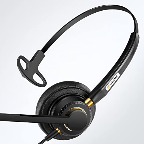 Usb Headset With Microphone Noise Cancelling & Audio Controls Ultra Comfort Usb Headphone For Computer Laptop Pc Business Skype Uc Webinar Call Center Office #TOP3
