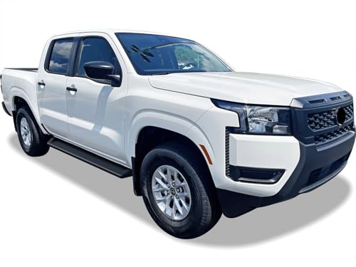 Estribos running boards 6in negro compatibles Nissan Titan miniatura 6