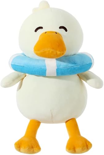 MINISO Animales de peluche de 10 pulgadas, serie de pato de natación, juguete de peluche suave y tierno para niños y coleccionistas