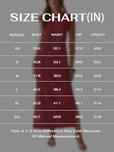 REORIA Women's Summer Vacation Long Maxi Dress Casual Sleeveless Sundresses Beach Tank Dresses with Pockets Baked Apple Large — view 6