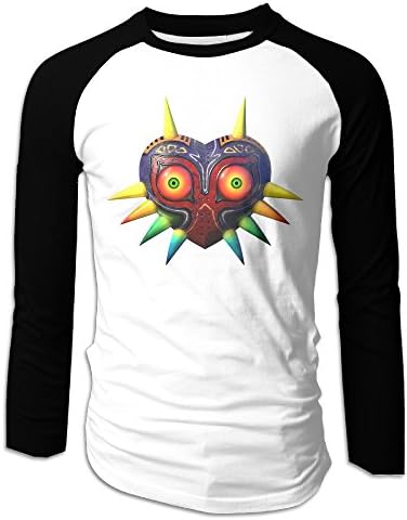 The Legend Of Zelda Adventure Men Long Sleeve Baseball Tee Shirts Printed