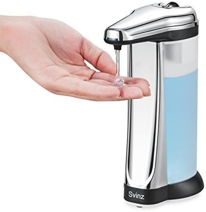 SVINZ 15 OZ. Touchless Automatic Soap Dispenser Chrome - Upgraded Version