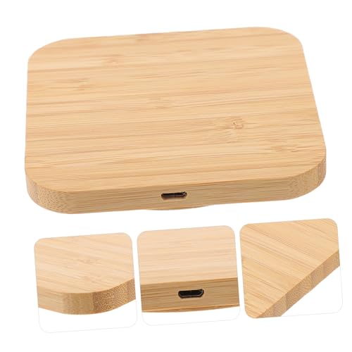 Cargador inalámbrico madera con protección contra sobrecarga portátil 5