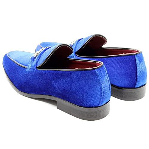 Image of Men's Vintage Velvet Designer Classic Dress Tuxedo Smoking Slipper Loafer Slip On Shoes Arthur-02