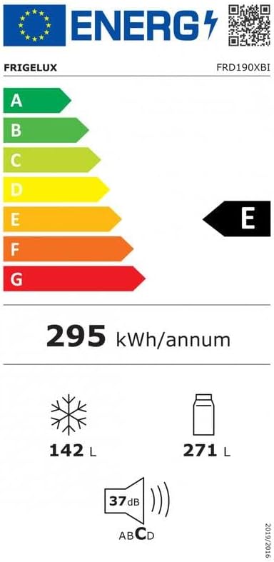 FrigeluX FRD190XBI Energy Label