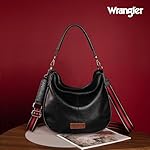 Wrangler Hobo Bags Large Crossbody Bag for Women Shoulder Purse Handbags with Adjustable Strap - Image 3