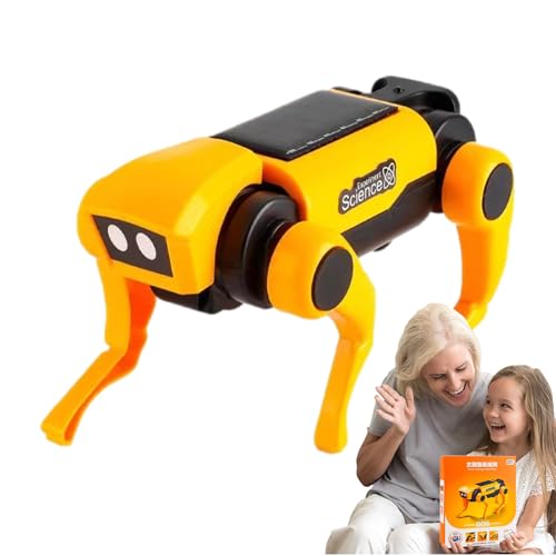 Building Robots Dog para niños - Perro robot con energía solar inteligente, kit de robótica educativa, juguete de experimento científico | Kit de aprendizaje STEM Niños, modelo mecánico, Juguete de ac