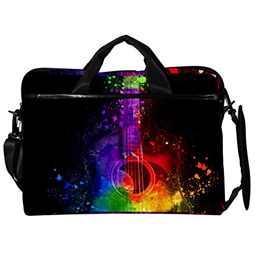 Maletín bandolera para portátil de 11 15in: protección multicolor y transporte elegante