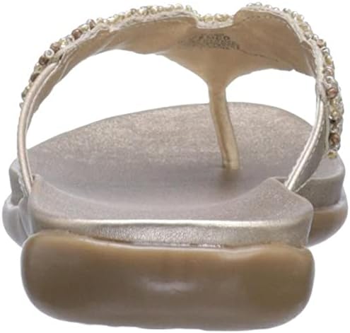 Kenneth Cole Reaction womens Glam-athon Thong Sandal , CHAMPAGNE , 8.5 | Image 3