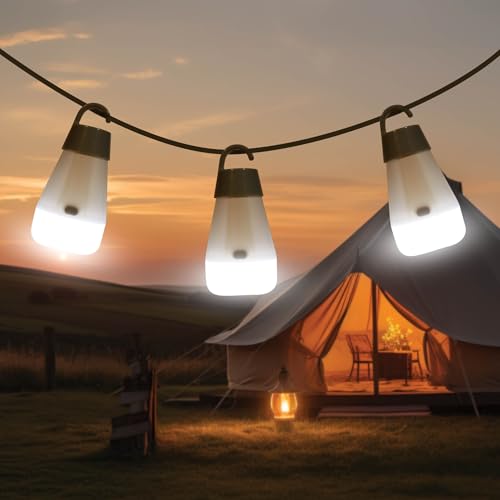 Lumière LED à changement de couleur avec 4 modes pour tente