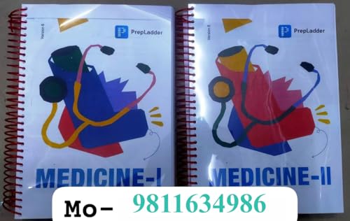 Image of Dr.Deepak Marwah (MEDICINE PREPLADDER 6.0 MAIN NOTES 2024-2025) HD COLOR PRINT {Vol 1 and Vol2}