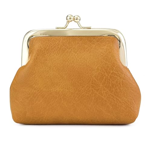 Image of Cute Floral Buckle Coin Purses Vintage Pouch Kiss-lock Change Purse Wallets
