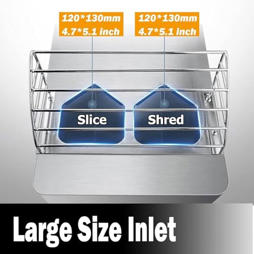 Cortadora eléctrica de alimentos Zoienu acero inoxidable miniatura 4