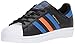 Produktbild adidas Originals Superstar Jungen Sneaker, Schwarz - Cblack,Blue,ftwwht - Größe: Medium