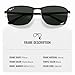 Ray-Ban RB3671CH CHROMANCE POLARIZED Square-Round Shaped Sunglasses for Men & Women – Includes Official Rayban Eyewear Kit – Ideal Formal & Casual Wear Sunglasses – Dark Grey Chromance Lens