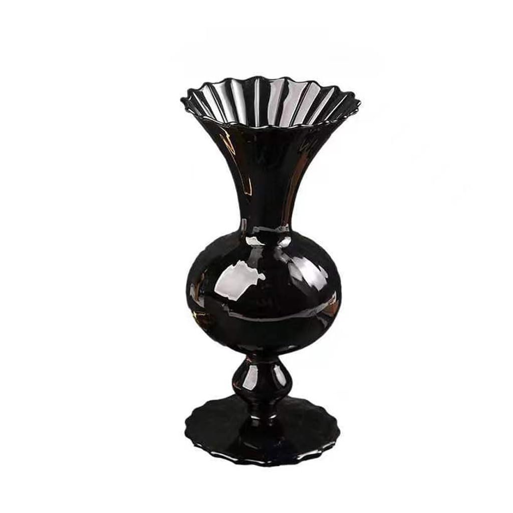 Vaso Semplice vaso di vetro nordico Vaso di fiori Soggiorno Camera da letto Tavolo da pranzo Decorazione Ornamenti squisiti Vaso In Ceramica