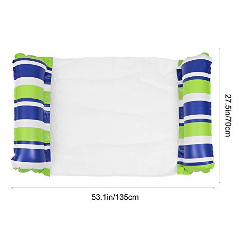 TOYANDONA Piscina Flutuante Água Cama de Rede Durável Almofada Cadeira Flutuante Cama Flutuante Infl
