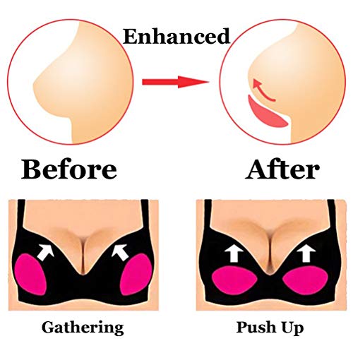 Waterproof Silicone Chicken Cutlets Bra Inserts - Soft Push Up Enhancer Pads for Summer Swimsuits & Bikini - Thumbnail 4