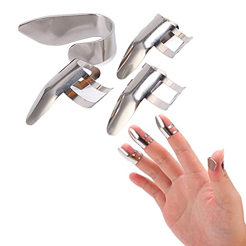 Shanrya Lot de 8 médiators de pouce ouverts avec boîte de rangement pour instruments de musique pour Ukulélé pour banjo… - Les Beatles, Paul McCartney, John Lennon, RIngo Starr, George Harrison Shanrya Lot de 8 médiators de pouce ouverts avec boîte de rangement pour instruments de musique pour Ukulélé pour banjo… – Image 8