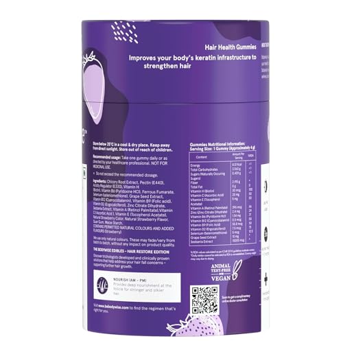 100% Vegan Hair Vitamins, No Added Sugar, Gelatin Free - Image 2