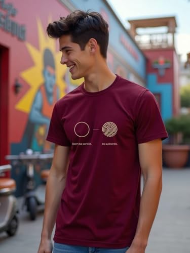 Image of Nobero Men's Regular Graphic Printed T-Shirt for Men | Soft Cotton | Classic Fit | Printed Casual Tshirt for Men