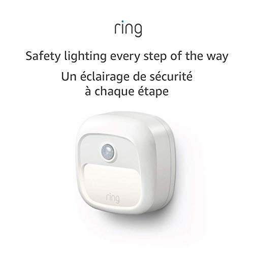 Ring Smart Lighting – Steplight, Battery-Powered, Outdoor Motion-Sensor Security Light, White (Bridge required)