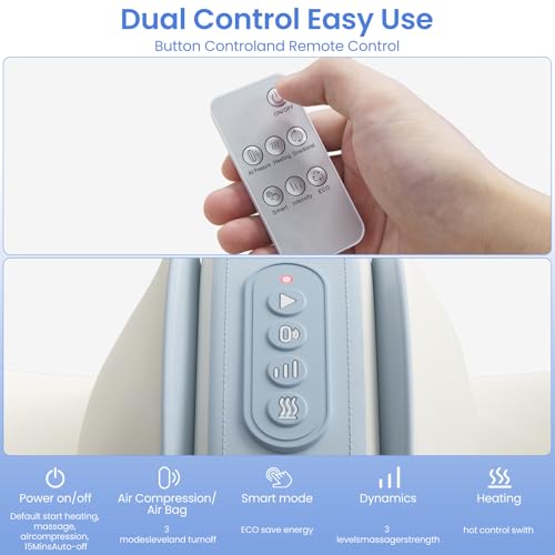 Image of TISSCARE Shiatsu Foot Massager with Heat, Ideal for Feet & Calves, Gift for Men and Women