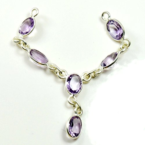 Collier améthyste naturelle argent cadeau idéal anniversaire - 4