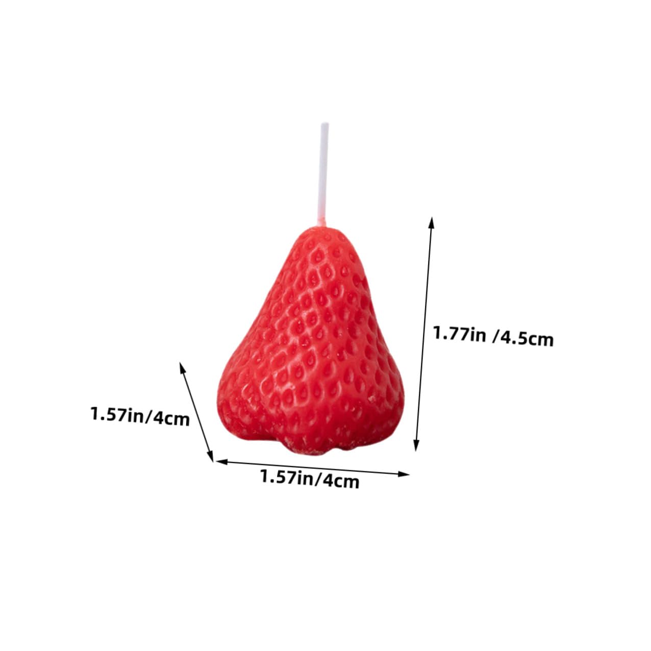 SUPVOX Set da 9 Candele Profumate alla Fragola, Candele Decorative a Forma di Fragola per Aromaterapia, Decorazioni per Casa e Scenografie di Festa, Regalo Natalizio e Matrimonio