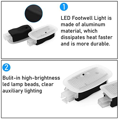 Luces LED Ambiente Para Mercedes Benz C-Class W204 W212 miniatura 6