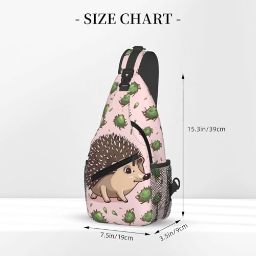Mochila tipo bandolera pequeña para pecho unisex miniatura 3