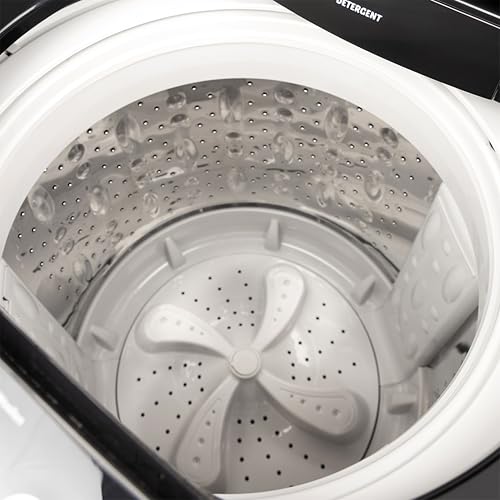 Image of Midea 8 Kg 5 Star Fully Automatic Top Load Washing Machine, In-Built Heater, 10 Wash Programs, Intelligent Sensors, Soft Close Glass Lid (MWMTL080FP1GHMB, Black)