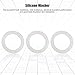 Guarnizione impermeabile in silicone resistente al calore da 3 mm, anello in silicone, ferro da stiro per bollitore elettrico, forno a microonde (21 * 3)