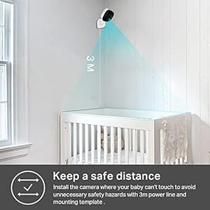 Kasa Smart 2K QHD Indoor Security Camera, Person/Baby Crying/Motion Detection, 2-Way Audio, 30Ft. Night Vision, Cloud/SD Card Storage(Up to 256 GB), Works with Alexa & Google Home (KC400)