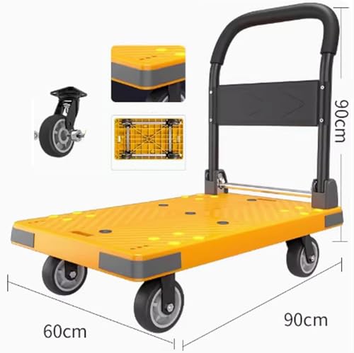 Carretilla plana plegable de acero resistente miniatura 2