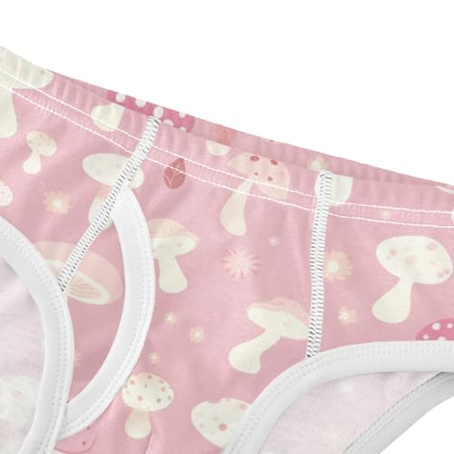 KLL Safari Mushroom Pattern Toddler Boys' Cotton Training Underwear Cute Undies4