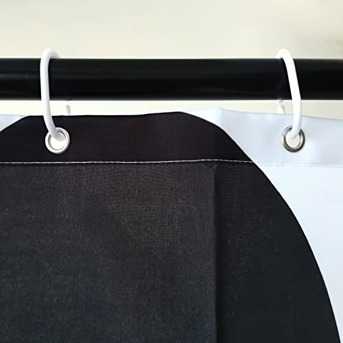 Defouliao Cow Print Shower Curtain Framhouse Black And White Milk Cow Shower Curtain For Kids Bathroom Abstract Animal Cowhide Pattern Decor Fabric Shower Curtain Set For With Hooks 72" W X 72" H #TOP7