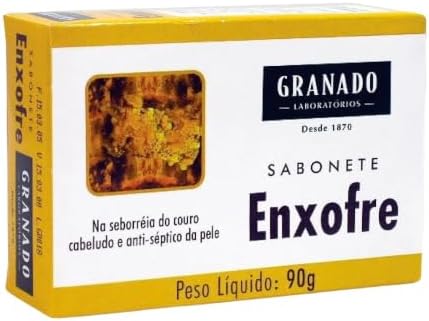 Granado Sabonete De Enxofre, 90g, 12 Unidades | Tratamento Antiss...