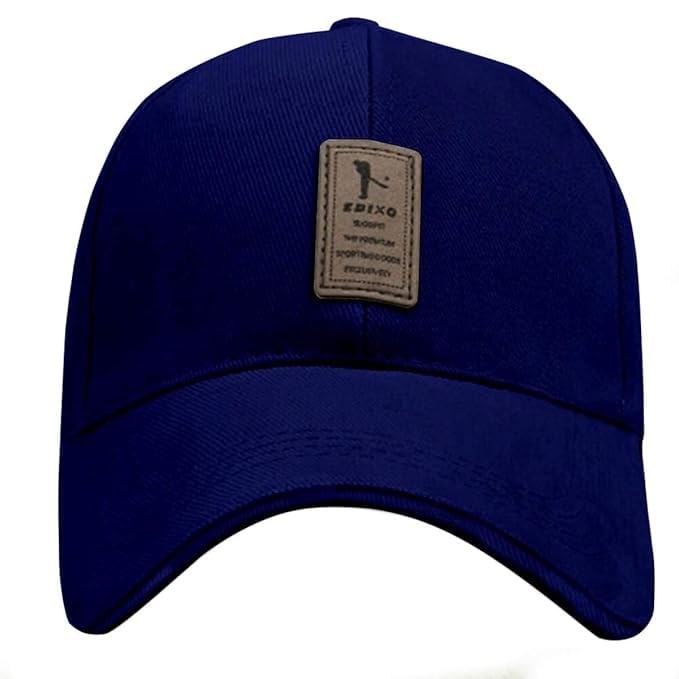 Image of rytoria Combo 3 Pcs Cap for Men and Women Unisex Cotton Caps Adjustable Strap Free Size Summer Sports Cricket Gym Dance